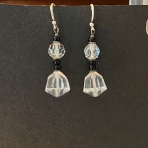 Allen Owen Crystal Earrings